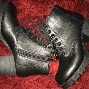 Soda Military Styled Ankle Boots